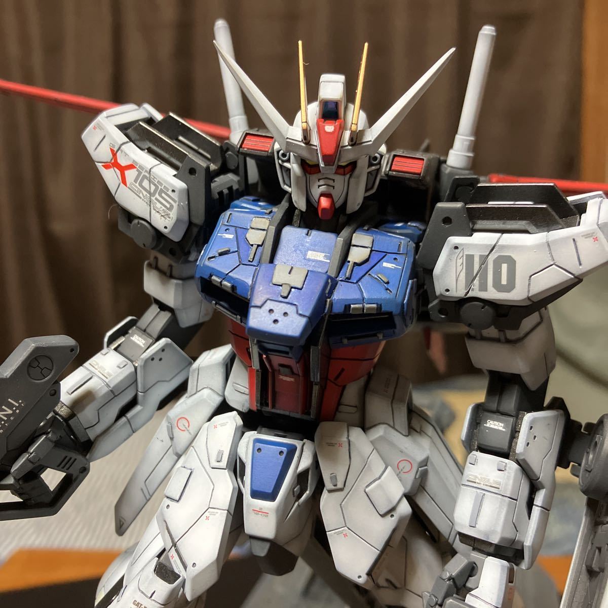 MG ガンプラ 完成品 エールストライクガンダム塗装済