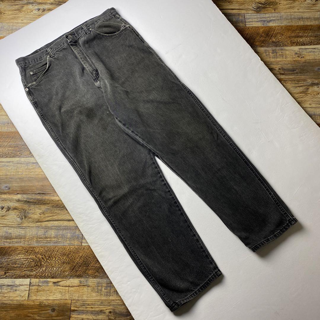 Wrangler ラングラー w36 ブラックデニム 古着 黒 ブラック Wrangler ラングラー w36 ブラックデニム 古着 黒 ブラック