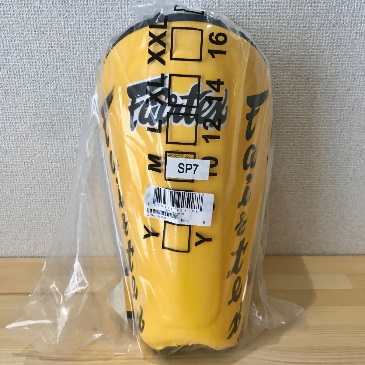 【新品】fairtex レガース シンガード SP7 イエローMサイズ