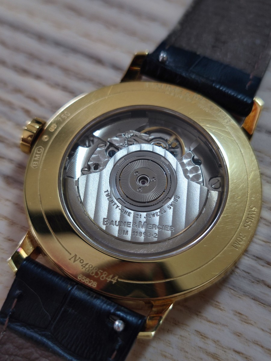 自動巻き腕時計ボーム&メルシェBAUME&MERCIERクラシマCLASSIMA 18K