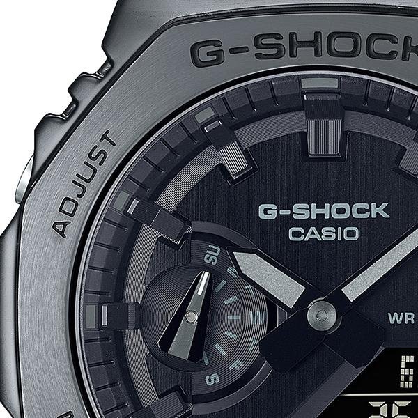 【G-SHOCK メタルカバード ブラックアウト ナデジ オクタゴン 反転液晶メンズ腕時計】GM-2100BB-1AJF 新品 国内正規品タグ付き_画像3