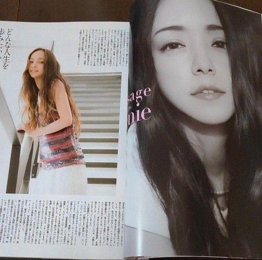 雑誌　and GIRL 2018.8カバー　安室奈美恵