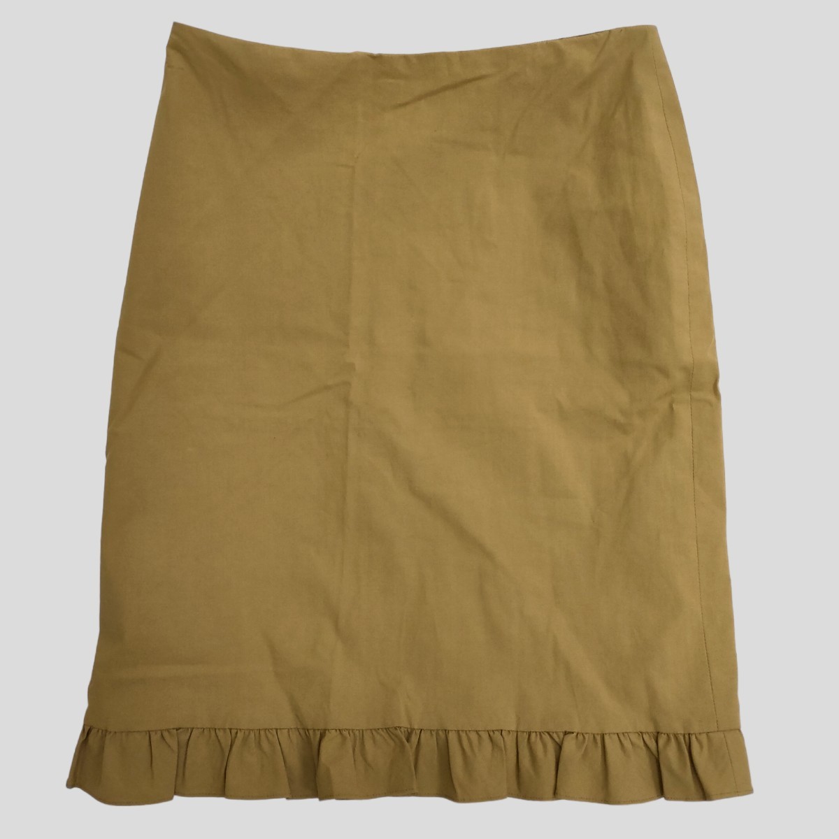 Ralph Lauren / ラルフローレン レディース 膝丈 ひざ丈 スカート 11サイズ ライトブラウン I-1749_画像1