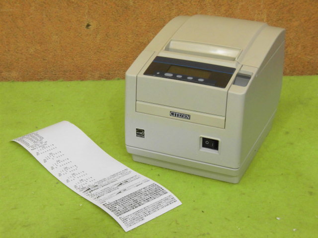 [A16336] CITIZEN( Citizen ) CT-S801II термический re сиденье принтер простой проверка ( собственный печать знак проверка ) завершено parallel подключение 
