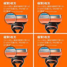 Gillette FUSION 5＋1 Ｐ＆Ｇジャパン ジレット フュージョン マニュアル 替刃４個×３箱セット　計12個_画像3