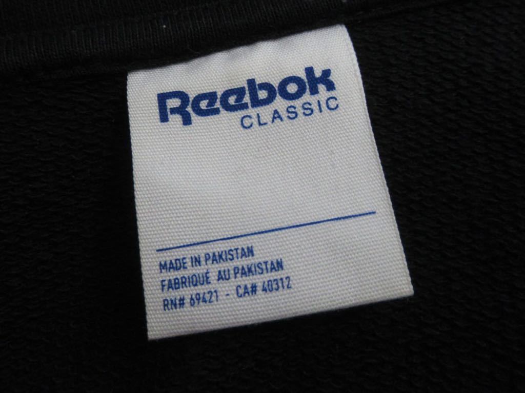 Reebok ハーフジップ スウェット プルオーバー ジャケット ブルゾン L リーボック スエット 長袖シャツ スポーツ ブルゾン ジャケット_画像7