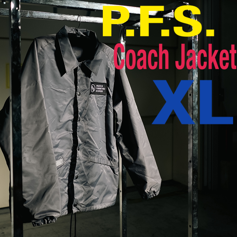 【 XLサイズ 】 P.F.S. 　Coach Jacket　XL　新品　パシフィックファニチャーサービス　新品　コーチジャケット　Bluco_画像1