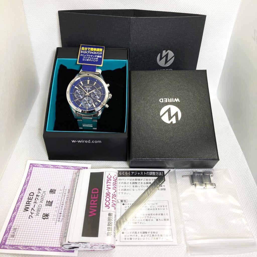 美品 ソーラー 送料込 セイコー SEIKO ワイアード WIRED クロノ 美品 ソーラー 送料込 セイコー SEIKO ワイアード WIRED クロノ