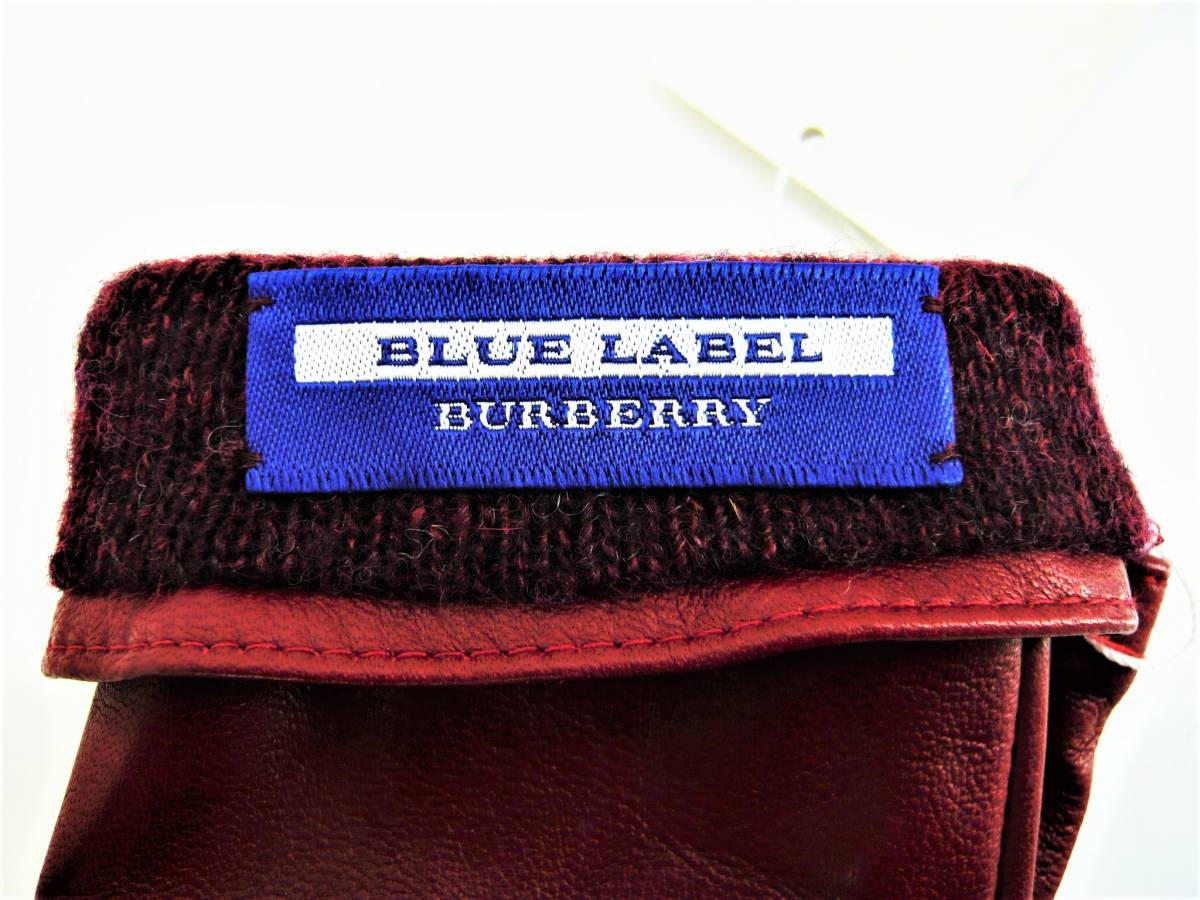 BURBERRY BLUE LABEL バーバリーブルーレーベル　　革手袋　　ラムレザーグローブ_画像5