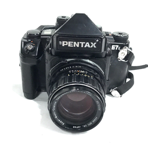 PENTAX 67 Super-Multi-Coated TAKUMAR/6×7 1:2.4/105mm 中判カメラ ボディ レンズ 光学機器 QR032-19