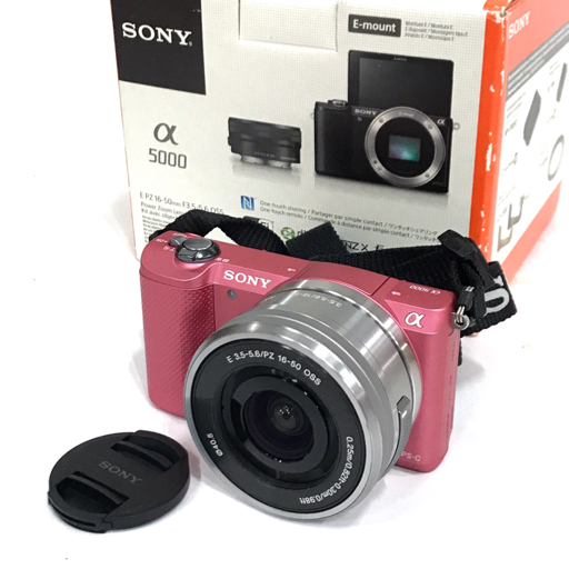 1円 SONY a5000 ILCE-5000 E 3.5-5.6/PZ 16-50 OSS ミラーレス一眼 カメラ レンズ キット