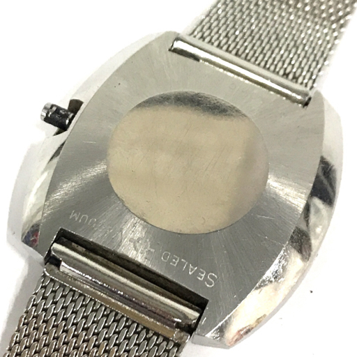 1円 ウォルサム 腕時計 VACUUM バキューム デイデイト ラウンド 自動巻き メンズ 純正ベルト 稼働 ジャンクの画像4