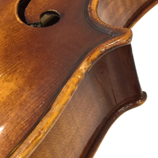 1円 カールヘフナー バイオリン 4/4 KH185 ヴァイオリン ※指板剥がれ 現状品 ジャンク品 ドイツメーカー Karl HOFNERの画像5