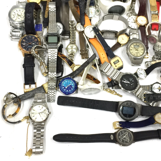 セイコー シチズン ゲス ランバン アルバ 他 クォーツ 機械式 腕時計 現状品 ジャンク品 総重量 約6.15kg セットの画像5