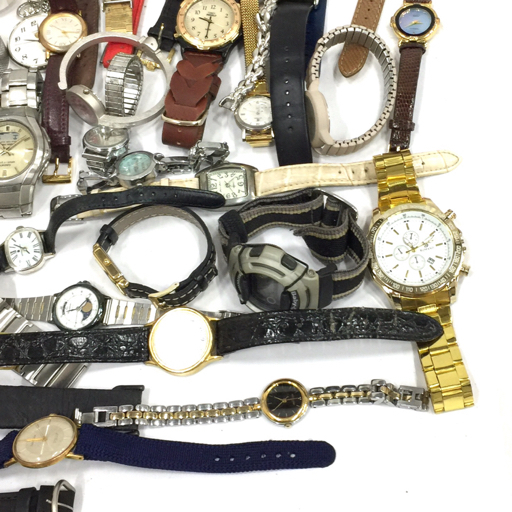 セイコー シチズン ゲス ランバン アルバ 他 クォーツ 機械式 腕時計 現状品 ジャンク品 総重量 約6.15kg セットの画像4
