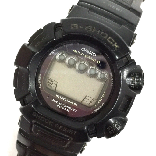 カシオ Gショック マッドマン タフソーラー マルチバンド6 腕時計 GW-9000-1JF ブラック 黒 ファッション小物 CASIOの画像1