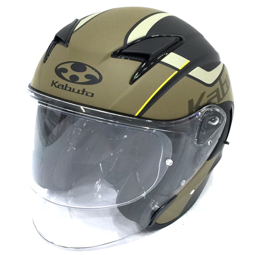 1円 OGK カブト サイズ L 59-60cm未満 バイク用 ジェットヘルメット