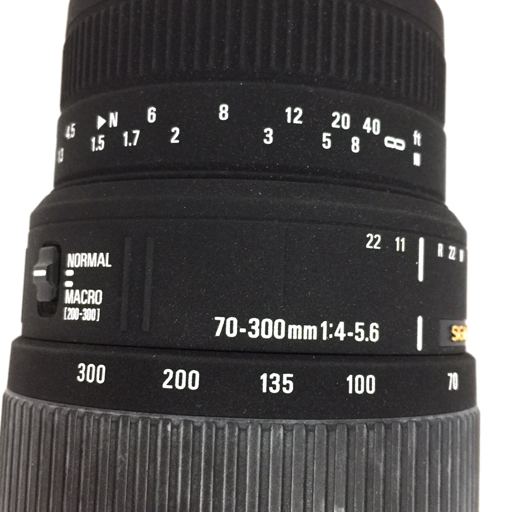 1円 SIGMA 70-300mm 1:4-5.6 DG MACRO FOR SONY カメラレンズ オートフォーカスの画像5