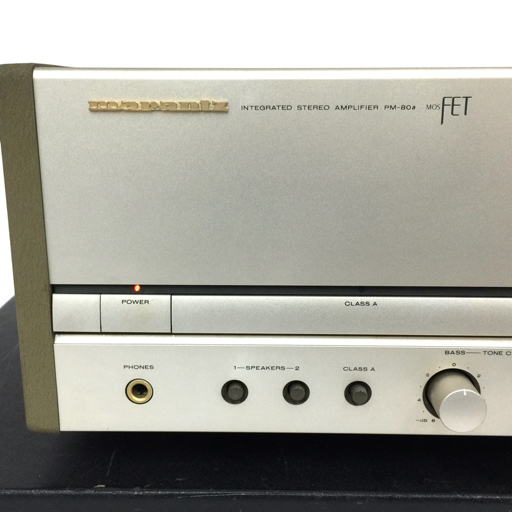 marantz PM-80a PM-80AF プリメインアンプ 通電確認済み マランツ オーディオ機器の画像2