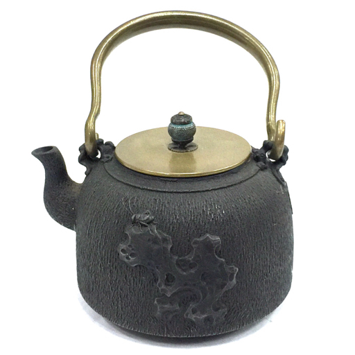 銘あり 鉄瓶 重量 約1819g 高さ 約12cm 幅 約15cm 茶器 茶道用品 骨董