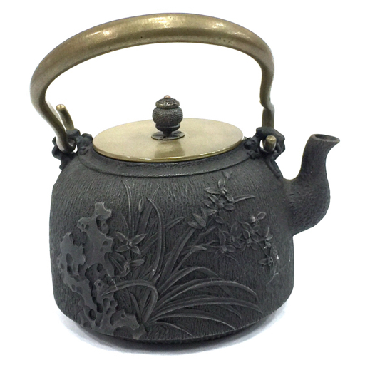 銘あり 鉄瓶 重量 約1819g 高さ 約12cm 幅 約15cm 茶器 茶道用品 骨董
