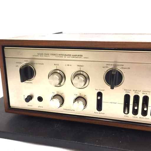 LUXMAN L-309 プリメインアンプ ラックスマン オーディオ機器 通電確認
