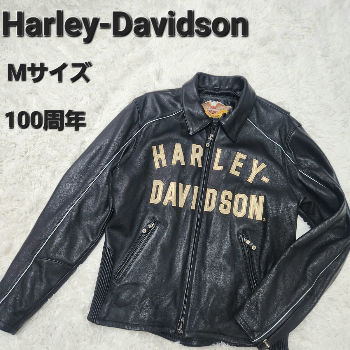 100周年記念品】Harley-Davidson ハーレーダビッドソン レザー