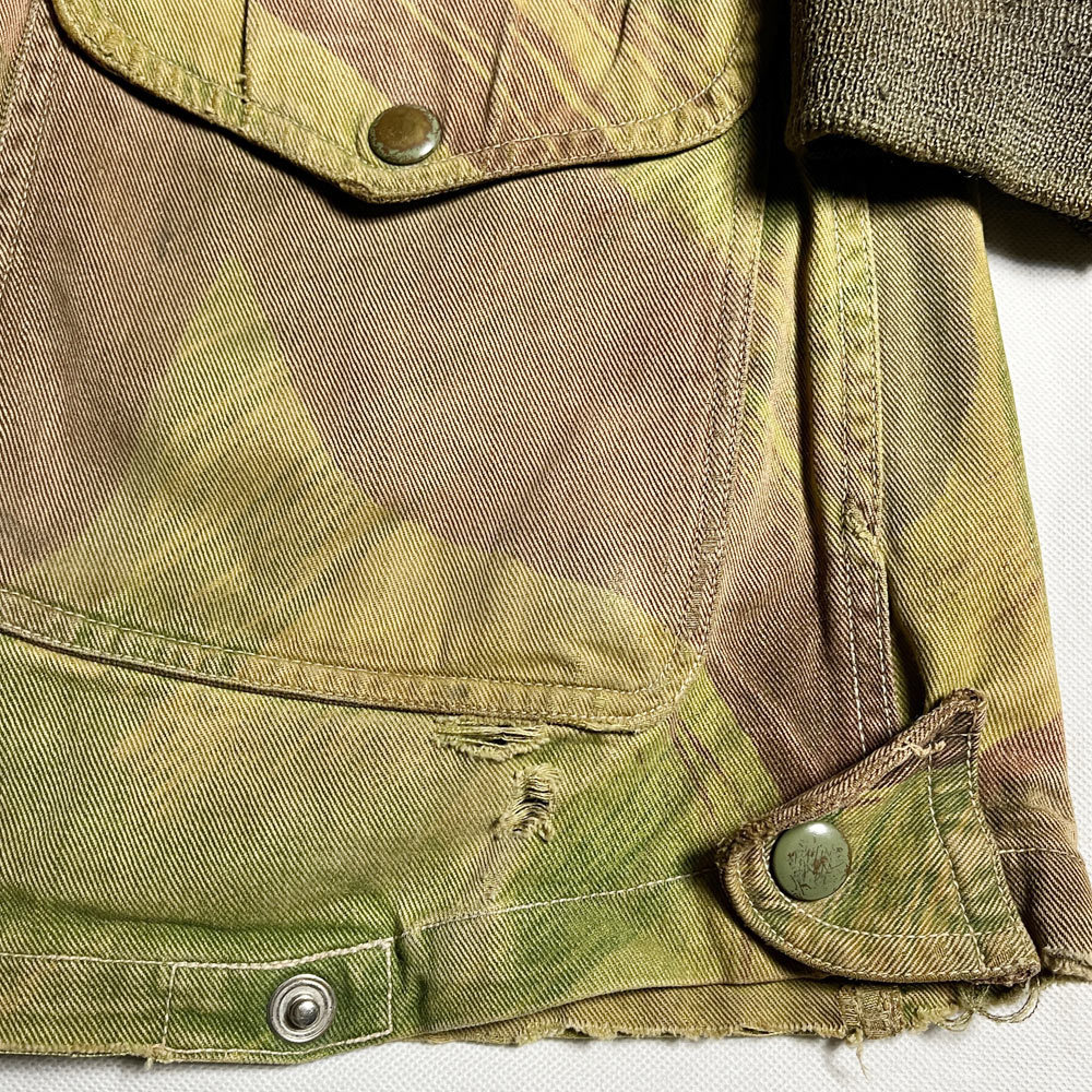  super-rare! 50\'s England army tenison smock pala smock british army denison para smock brush duck brush camo Britain army 49 pattern 