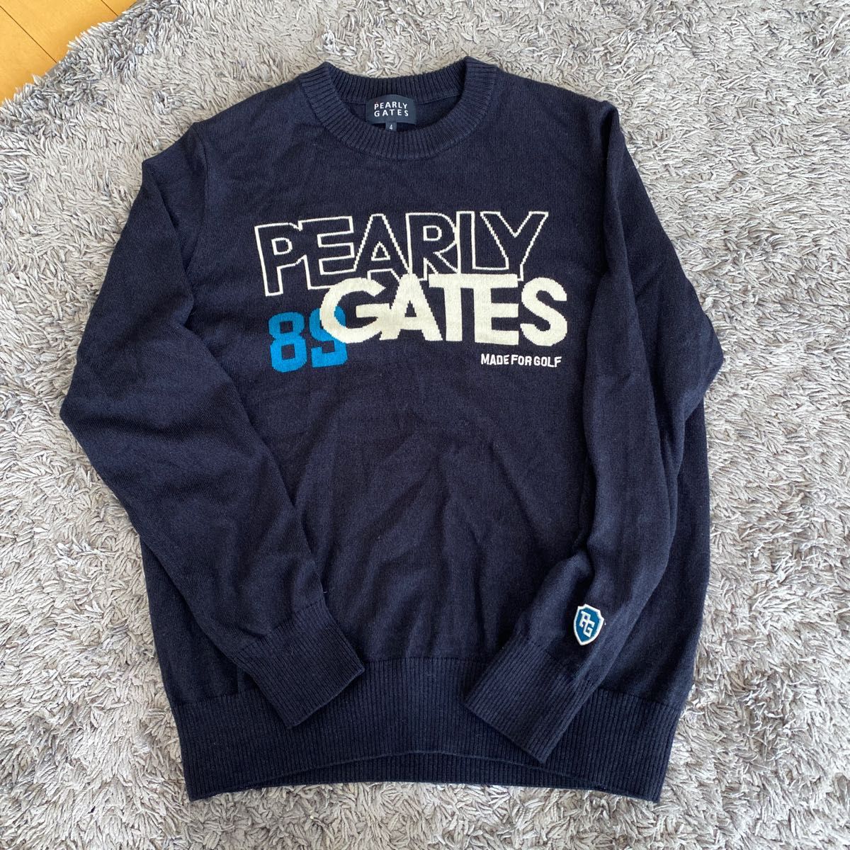 新品本物】 パーリーゲイツ メンズニット 4 PEARLY GATES パーリー