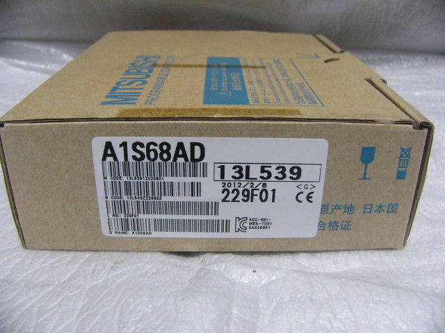 ★新品★ 三菱 PLC A1S68AD A/D変換装置 2012年2月製 (即送可)_画像1