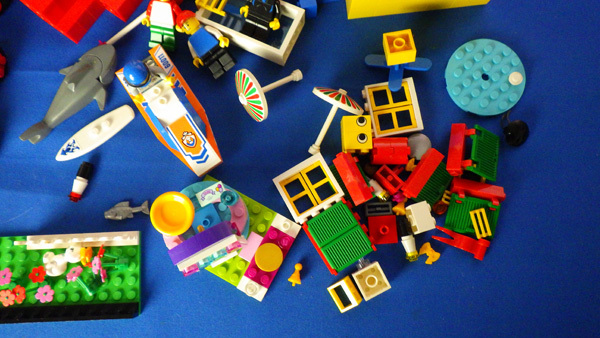 LEGO レゴ 基本セット 青いバケツ ２箱とその他セット　ジャンク_画像2