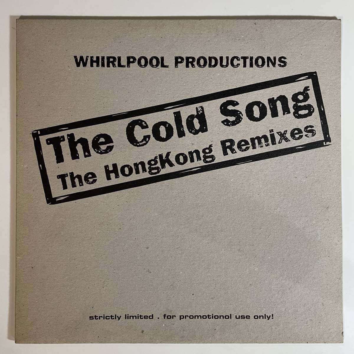 20559【輸入盤】 WHIRLPOOL PRODUCTIONS/The Cold Song The HongKong Remixes_画像1