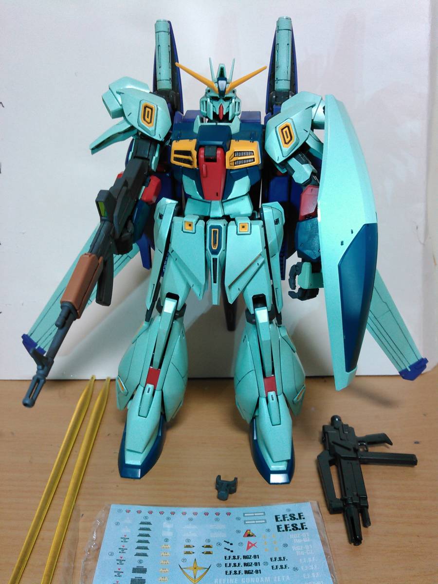 プレバン 限定 MG 1/100 RGZ-91B リ・ガズィ・カスタム 素組 完成品