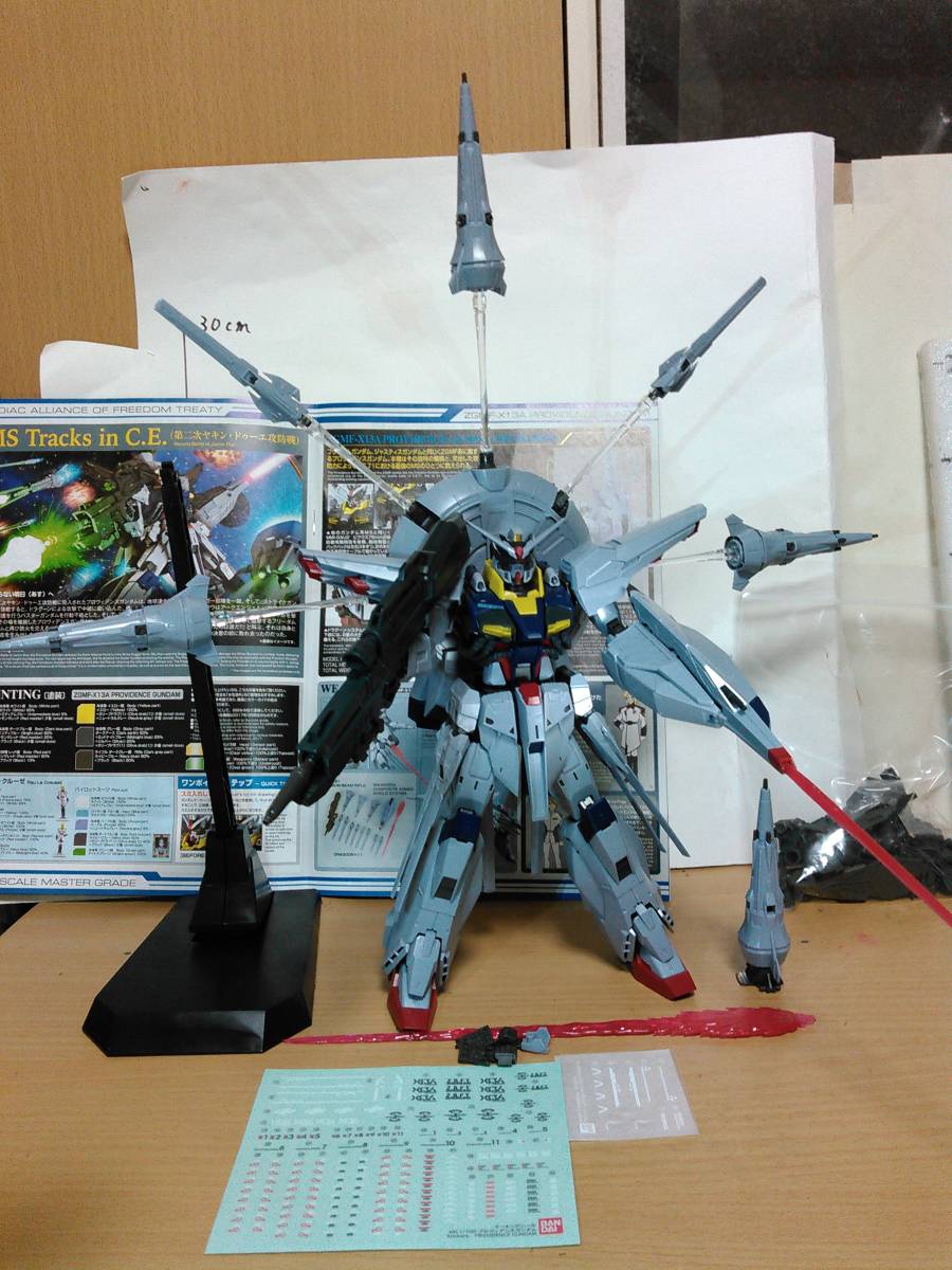 Yahoo!オークション - MG 1/100 プロヴィデンス ガンダム 完成品 Yahoo!オークション - MG 1/100 プロヴィデンス ガンダム 完成品