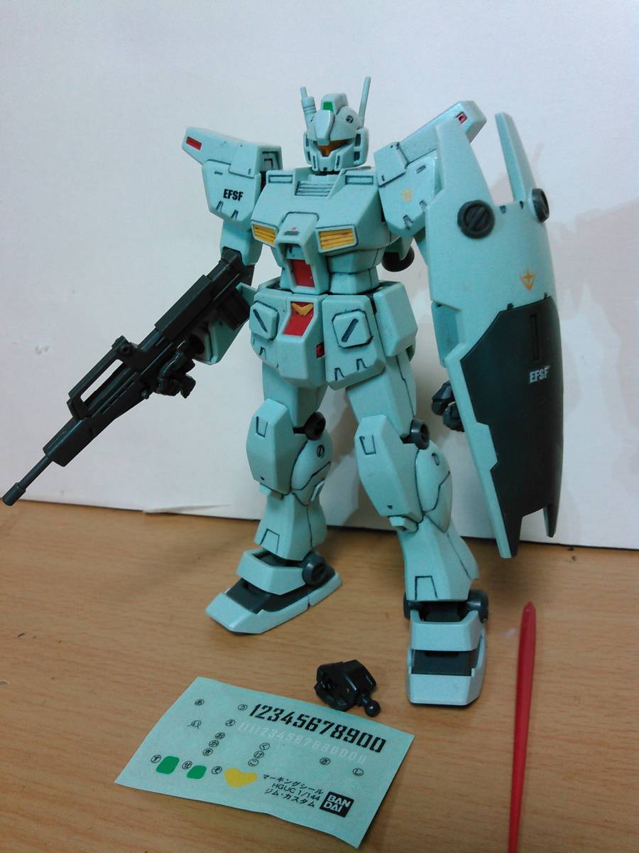 Yahoo!オークション - HG HGUC 1/144 RGM-79N ジムカスタム