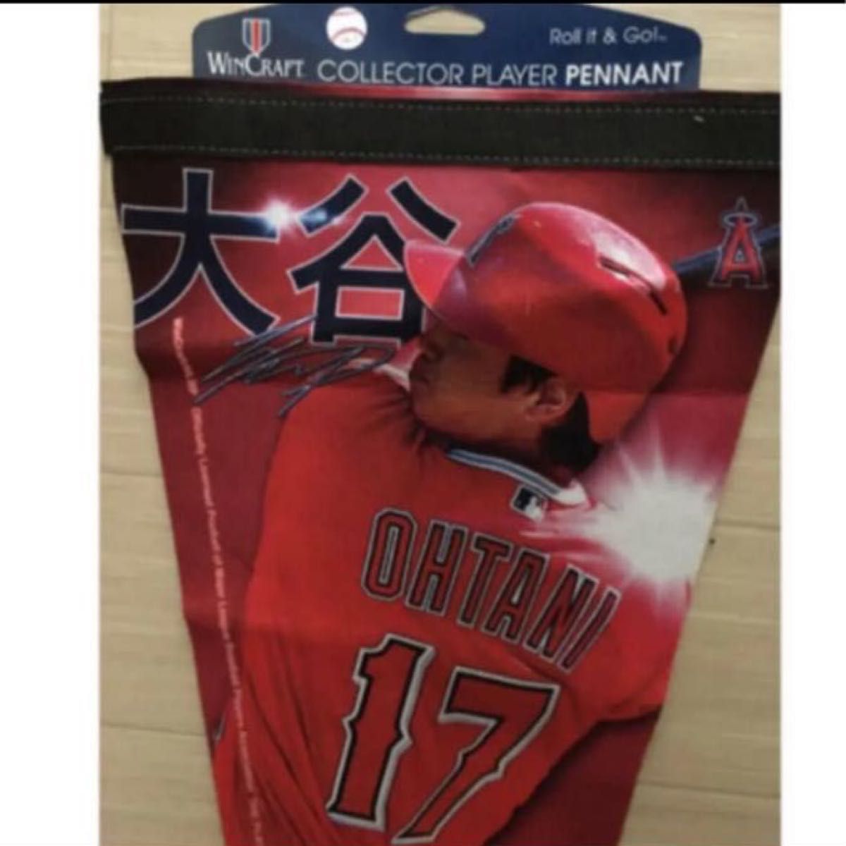 【新品タグ付き】大谷翔平　ペナント　エンジェルス　MLB公式グッズ　日本未発売　MVP 二刀流　WBC