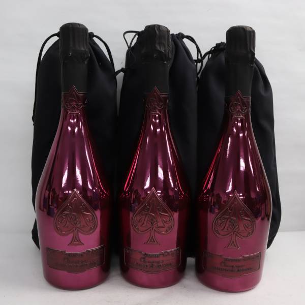 【3本セット】ARMAND DE BRIGNAC（アルマンドブリニャック）ドゥミセック レッド 12.5％ 750ml G23C070001の画像1