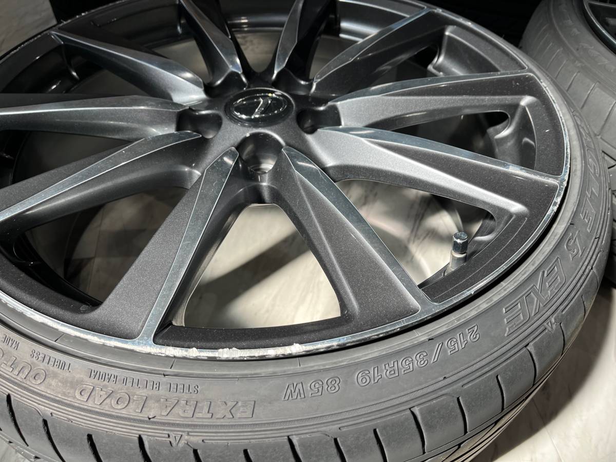 レア品 レクサス IS-F 純正ホイール 19インチ 8J +45 4本 PCD114 レア品 レクサス IS-F 純正ホイール 19インチ 8J +45 4本 PCD114