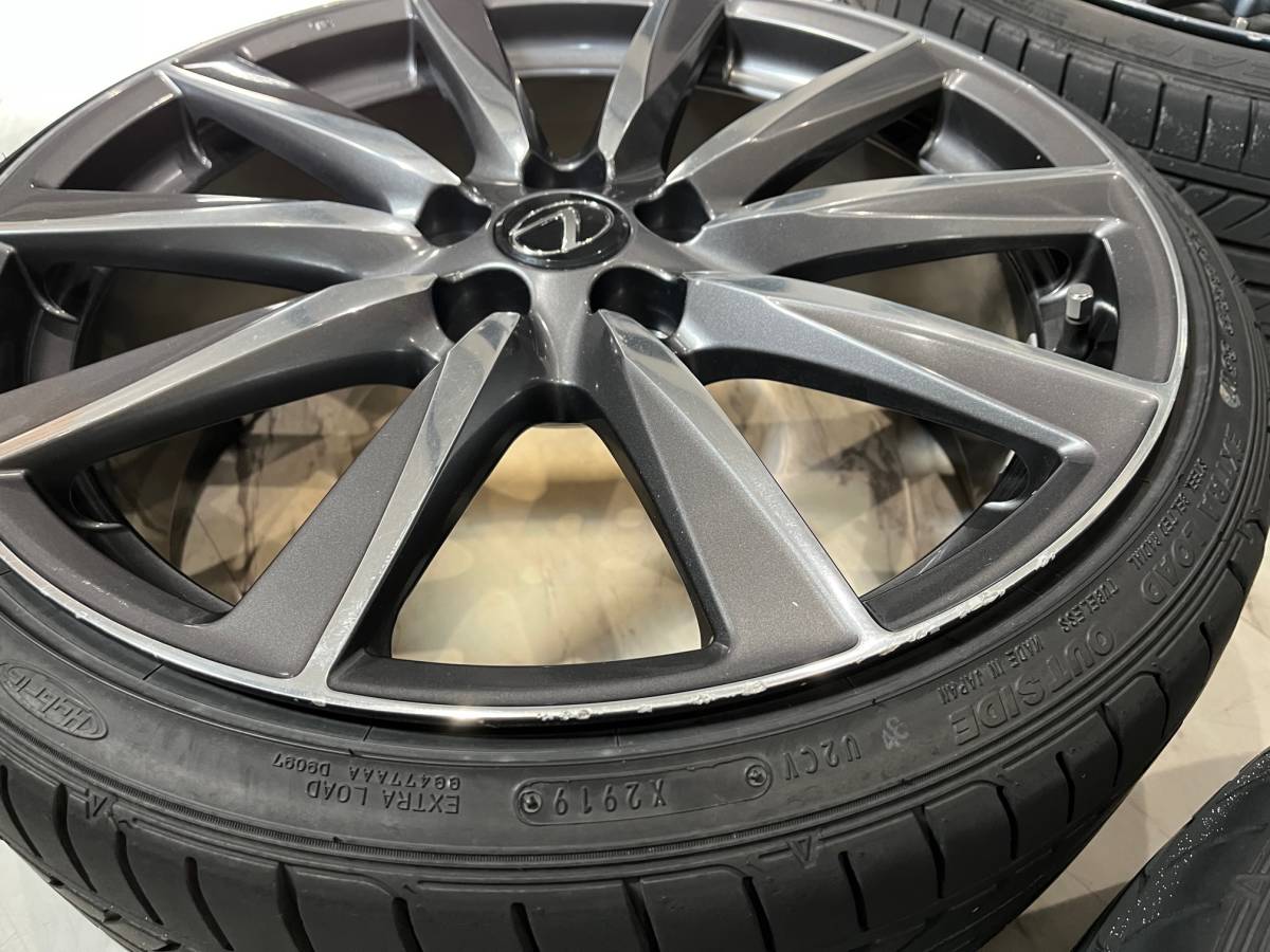 レア品 レクサス IS-F 純正ホイール 19インチ 8J +45 4本 PCD114 レア品 レクサス IS-F 純正ホイール 19インチ 8J +45 4本 PCD114