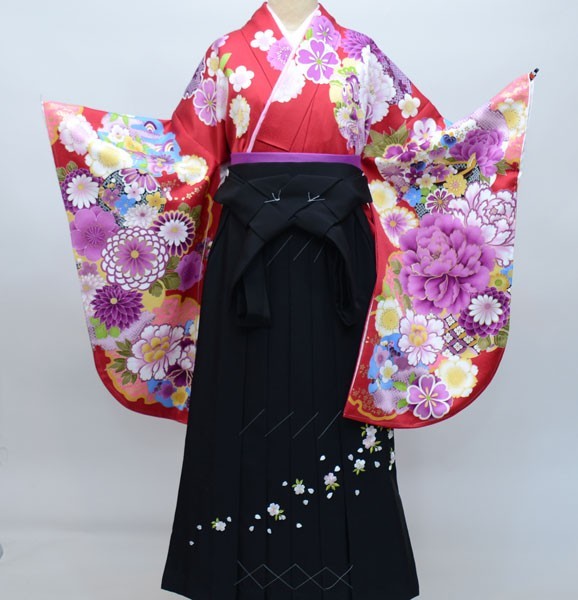 最終値下げ From 144cm~150cm ジュニア用へ直し 着物袴セット KYOTO