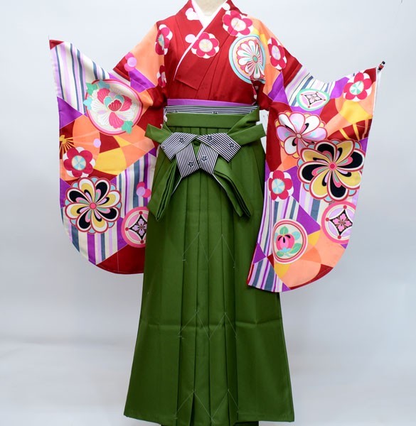  кимоно hakama комплект Junior для . исправление 144cm~150cm From KYOTO шнур рисунок одноцветный hakama церемония окончания . пожалуйста! новый товар ( АО ) дешево рисовое поле магазин NO26732-03