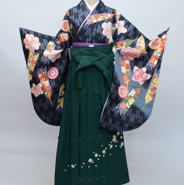 NEW限定品】 ジュニア用へ直し 着物袴セット 135cm~143cm NO26249-02