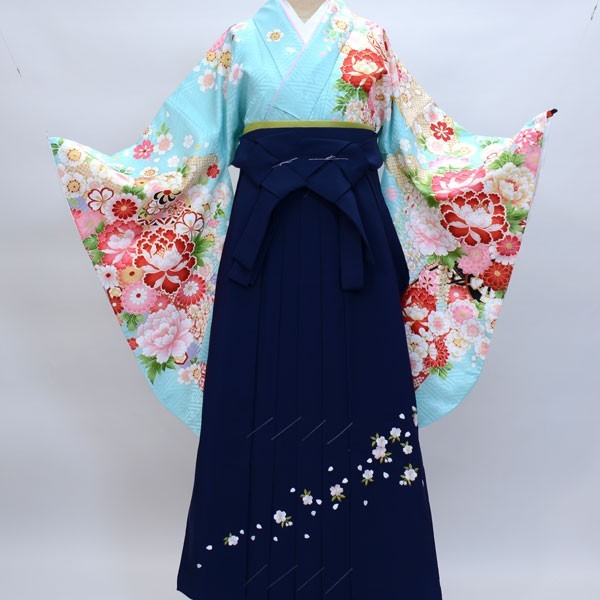  kimono hakama set Junior for . correcting 135cm~143cm From KYOTO graduation ceremony . please hakama modification possibility new goods ( stock ) cheap rice field shop NO19771-02