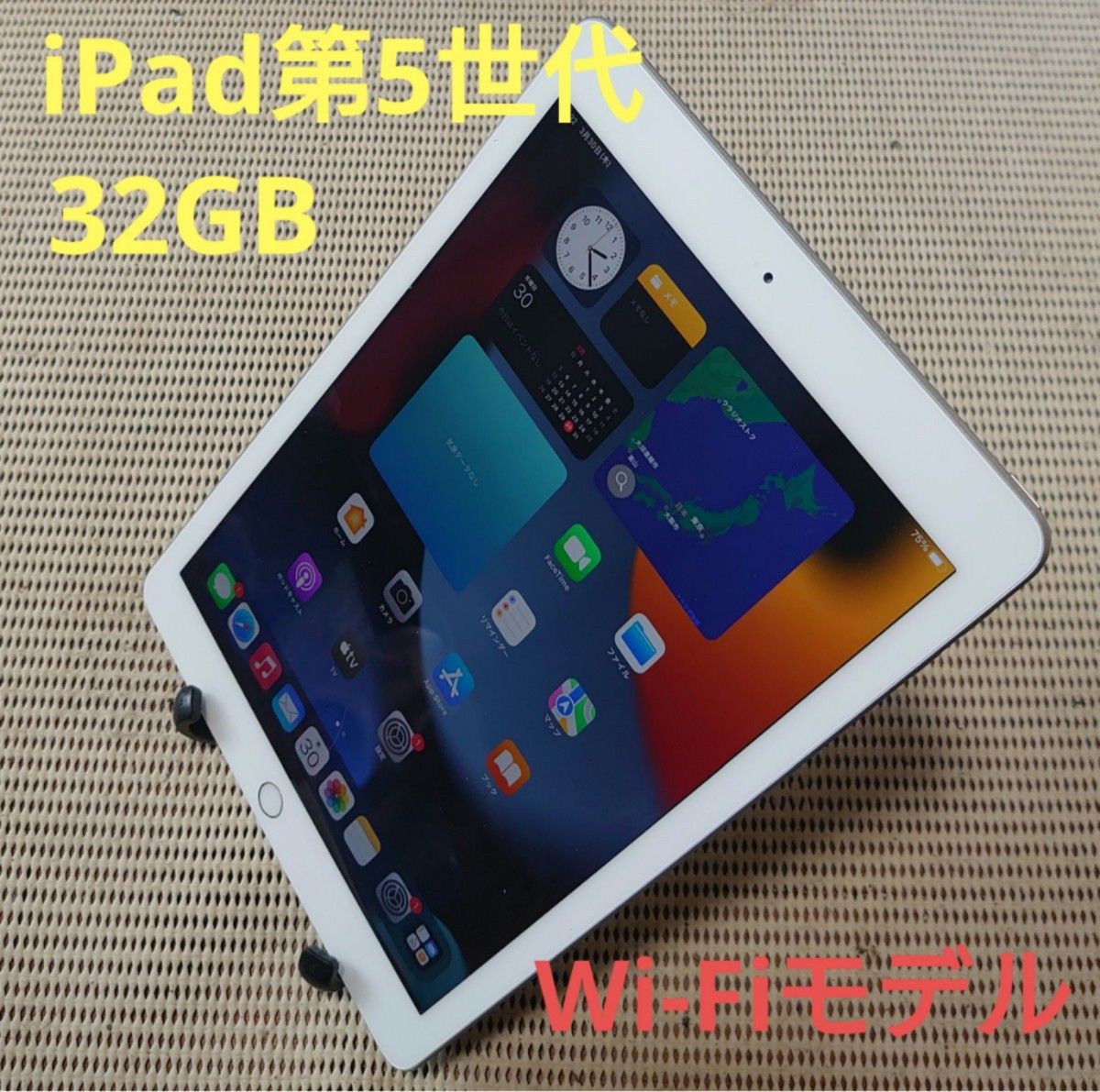 完動品iPad第5世代(A1822)本体32GBゴールドWi-Fiモデル送料込-