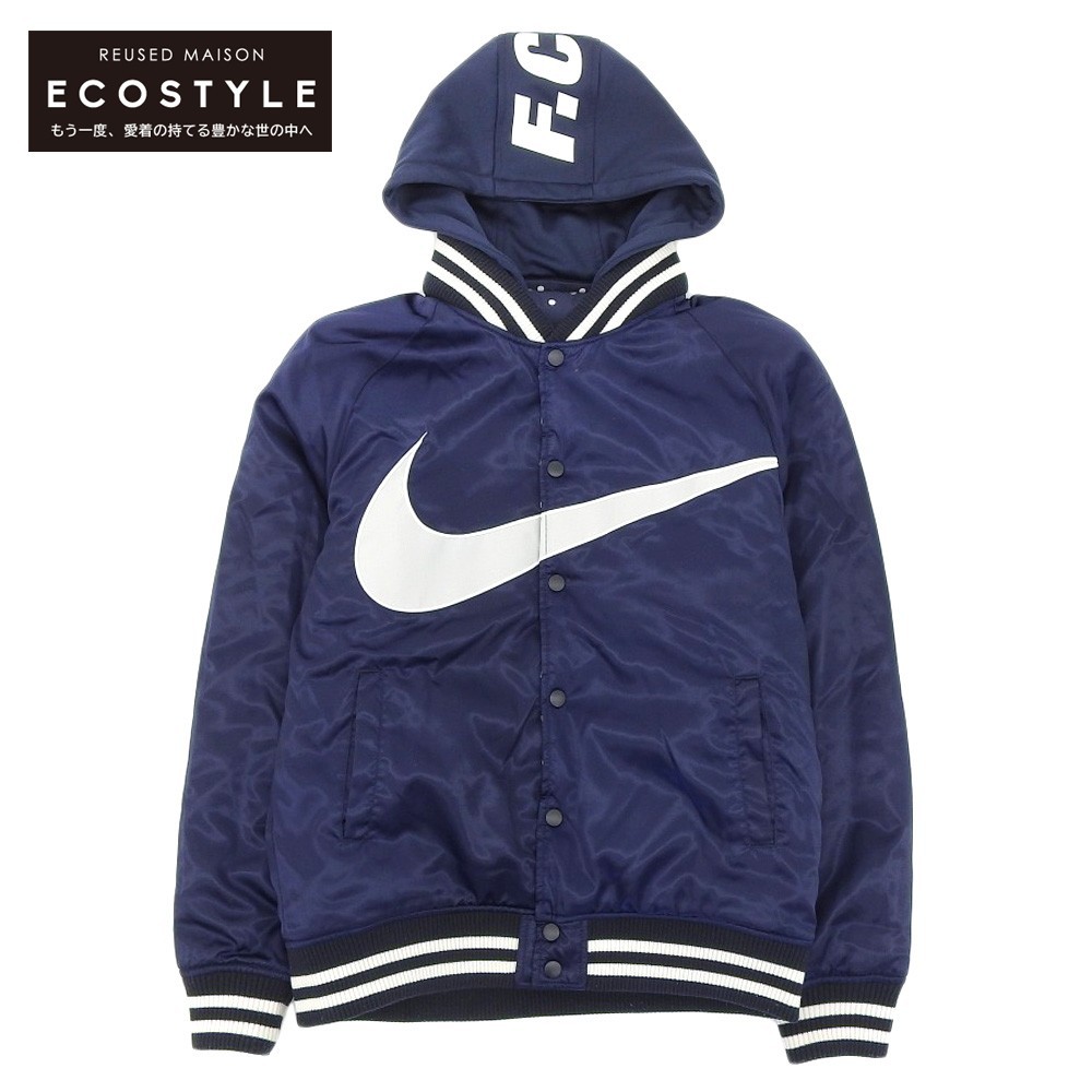 エフシーアールビー ×NIKE REVERSIBLE BOMBER JACKET ジャケット メンズ ネイビー M 15AW 