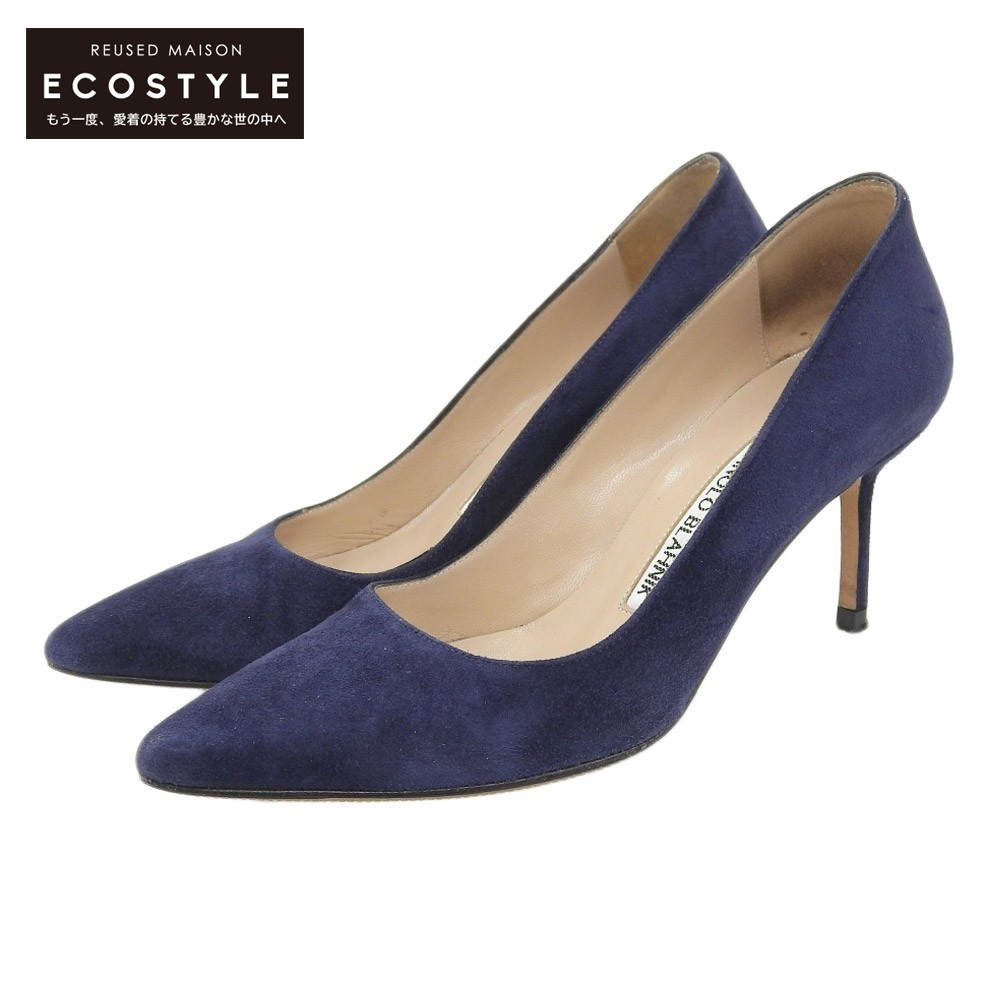 定番入荷 MANOLO BLAHNIK マノロブラニク パンプス スエード ヒール