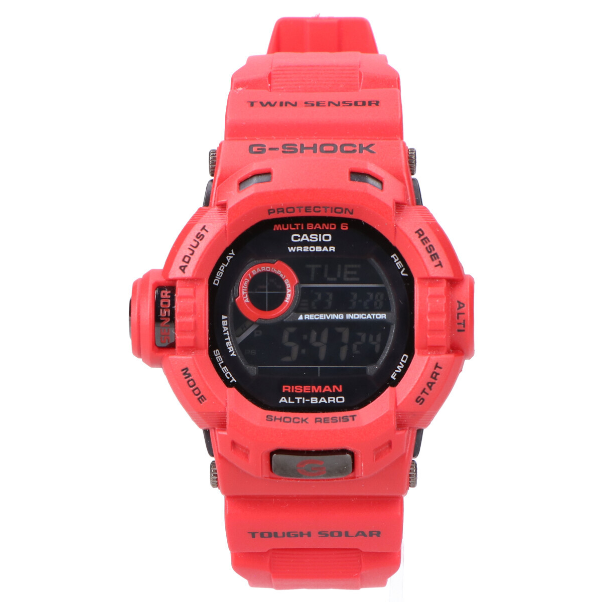 新品同様/ G-SHOCK ジーショック GW-9200RDJ-4JF RISEMANライズマン
