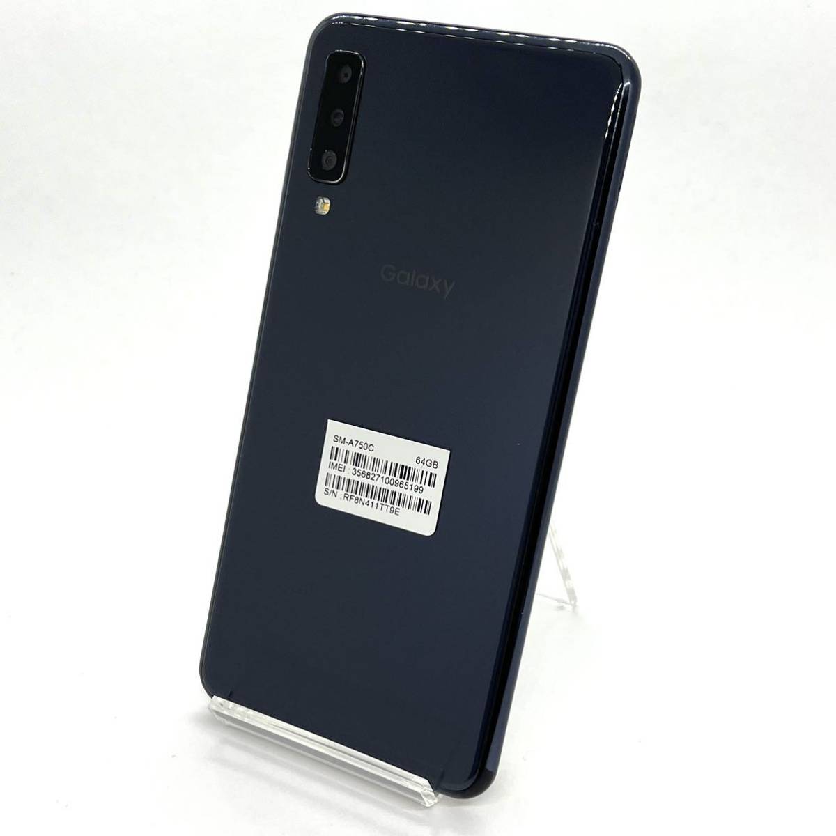 Galaxy A7 SM-A750C ブラック 楽天SIMフリー 64GB Androidバージョン10 スマホ本体 送料無料 Y8MR