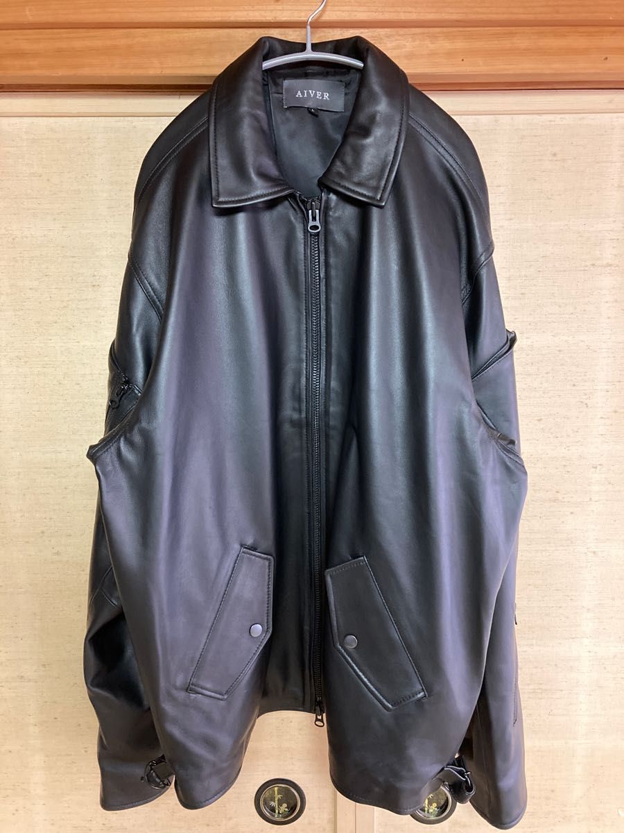 AIVER ラムレザーフライトジャケット