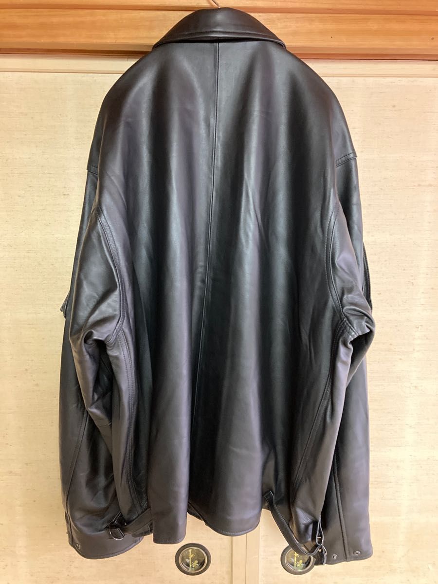 AIVER ラムレザーフライトジャケット
